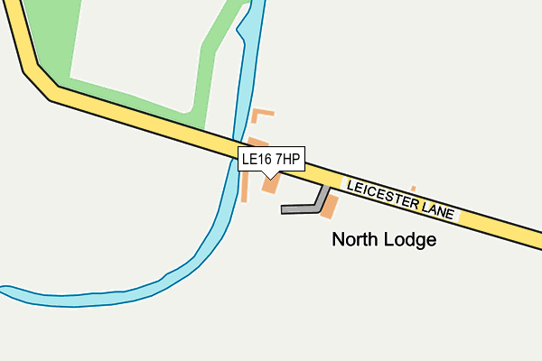 LE16 7HP map - OS OpenMap – Local (Ordnance Survey)