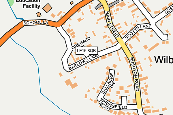 Map of WELLAND VALLEY TRAINING LLP at local scale