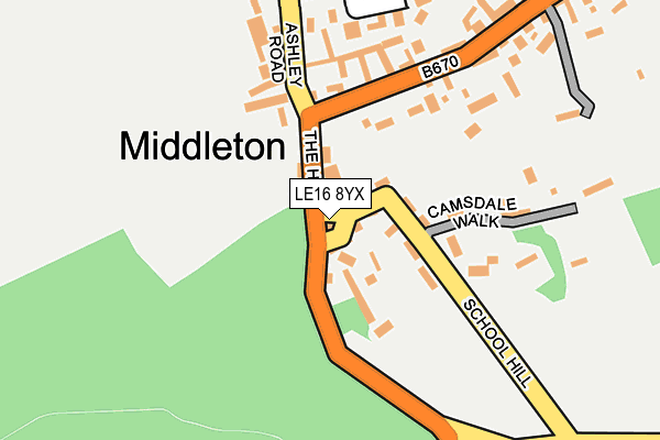 Map of CLEMERSON AND SONS LIMITED at local scale