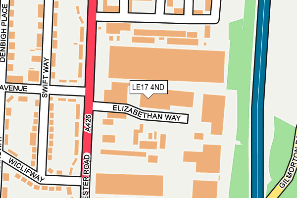 Map of M C INDUSTRIES LIMITED at local scale