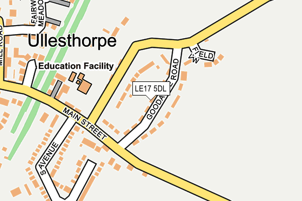 Map of SALVIA PROPERTIES LTD at local scale