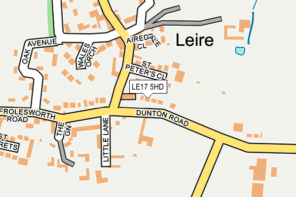 Map of ARBORET LIMITED at local scale