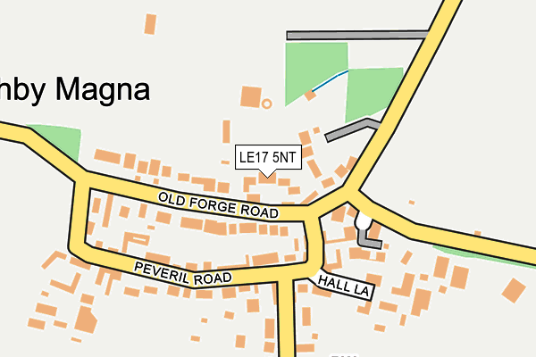 LE17 5NT map - OS OpenMap – Local (Ordnance Survey)