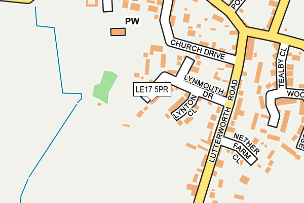 Map of LEICESTER COBBLECRETE LIMITED at local scale