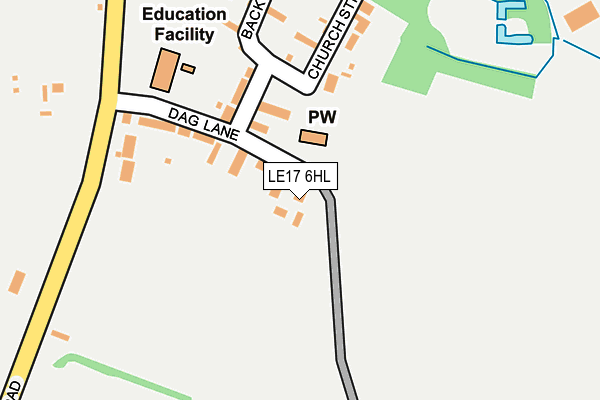 Map of STINKYSAURUS LIMITED at local scale