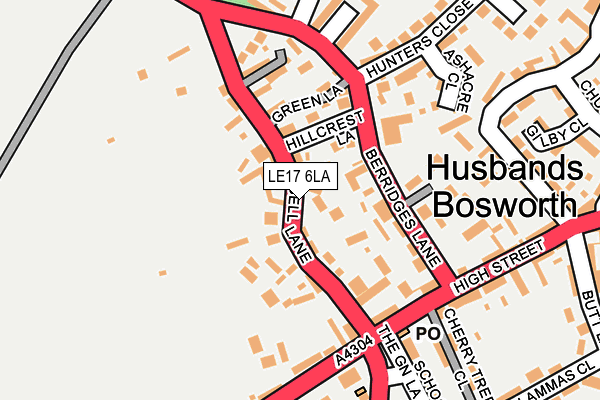 Map of BINGHAM PROPERTIES LIMITED at local scale