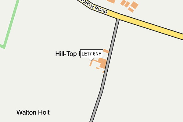 LE17 6NF map - OS OpenMap – Local (Ordnance Survey)