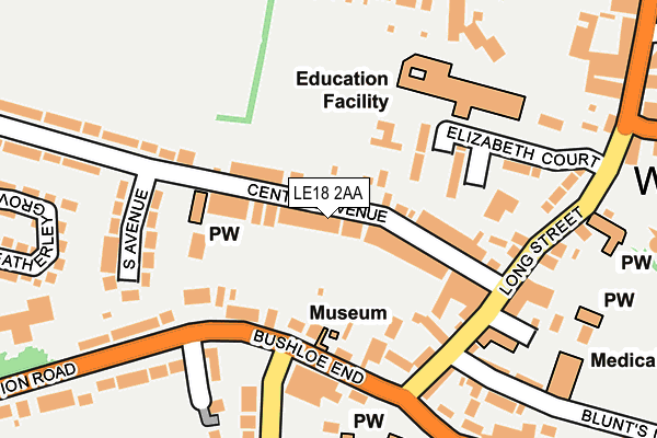 Map of TED TECK LTD at local scale
