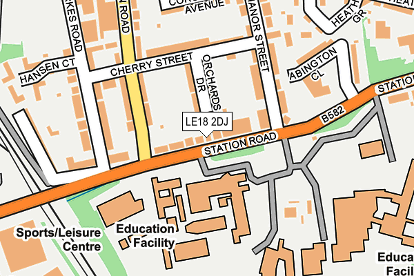 Map of KDB SOFTWARE CONSULTANCY LIMITED at local scale