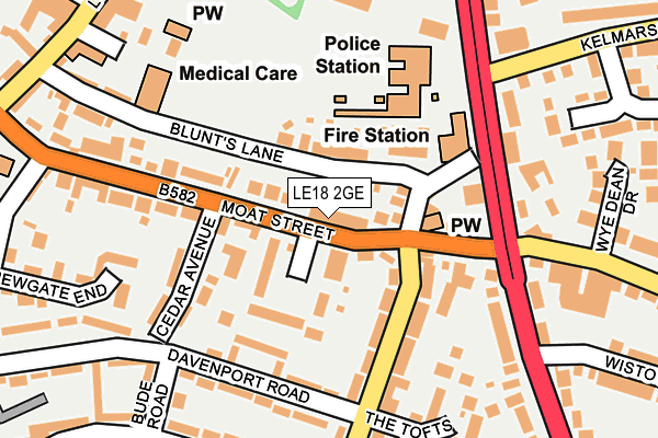 Map of BLUEKY CONSULTANTS LTD at local scale