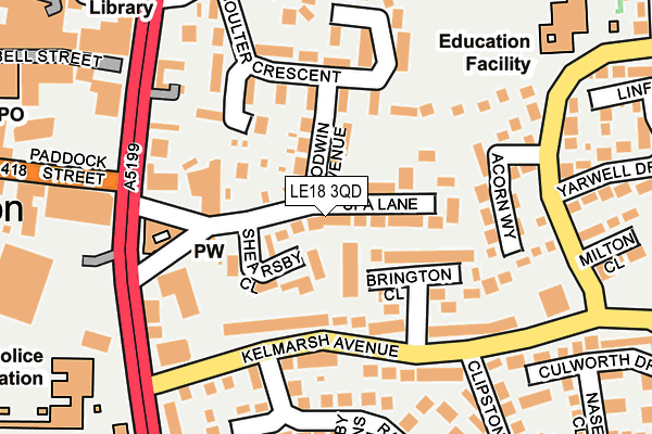 Map of FUSION MAN SERVICES LTD at local scale