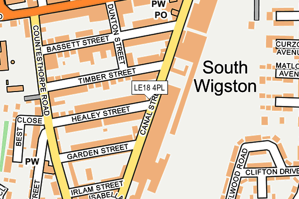 Map of HEATHER WHITE LIMITED at local scale