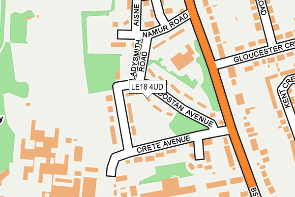 Map of MONT CHERRY LTD at local scale
