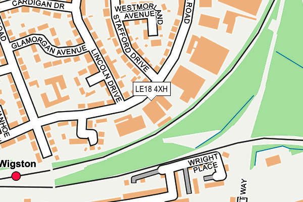 Map of LEICESTER STRAPPINGS PRODUCTS LIMITED at local scale