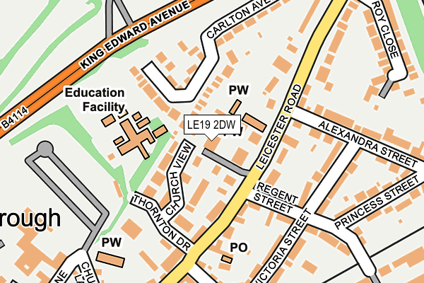 Map of VIV PICKERING CONSULTING LTD at local scale