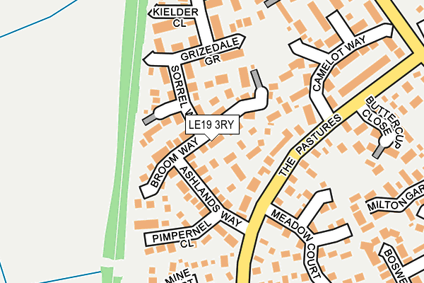 Map of MAISIE DARLING LTD at local scale