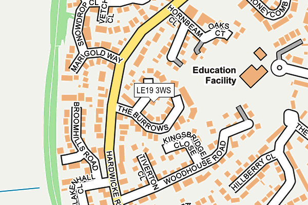 Map of ELFE PROPERTY SERVICES LTD at local scale