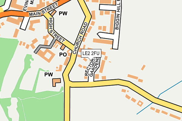 LE2 2FU map - OS OpenMap – Local (Ordnance Survey)