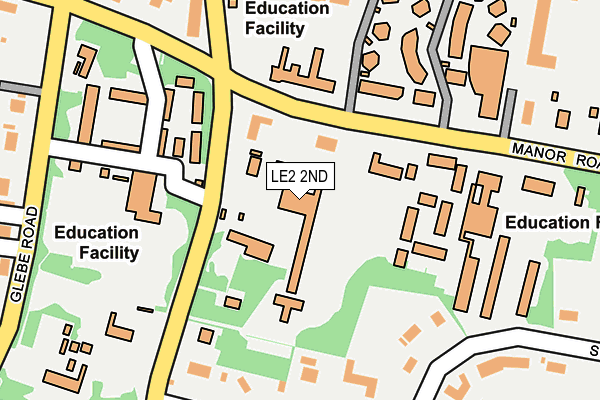 LE2 2ND map - OS OpenMap – Local (Ordnance Survey)