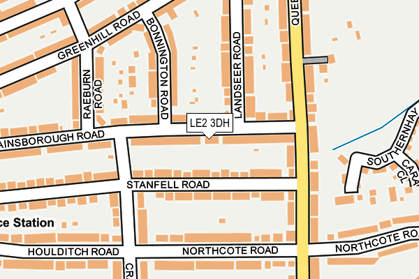 LE2 3DH map - OS OpenMap – Local (Ordnance Survey)