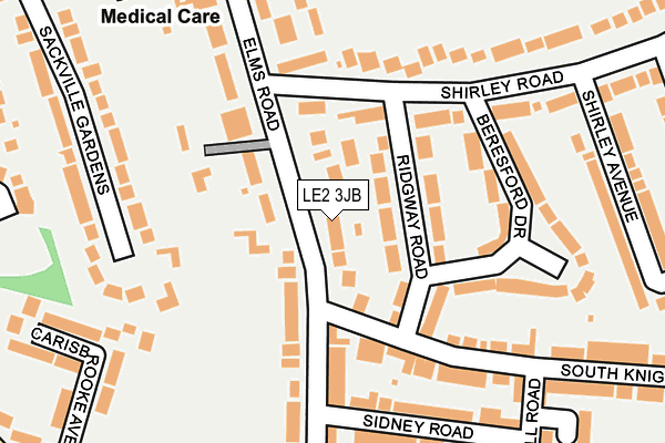 Map of RASCASSE HOMES LTD at local scale