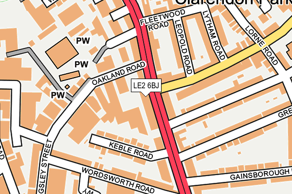Map of JCT23 LTD at local scale