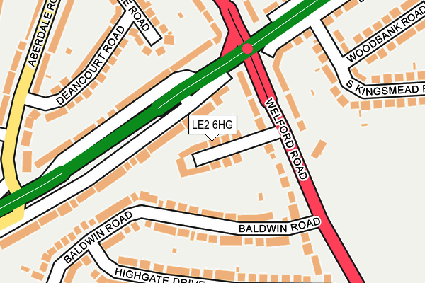 Map of HD EALING LTD at local scale