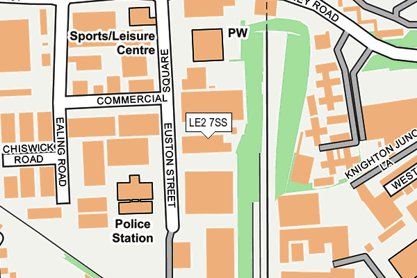 LE2 7SS map - OS OpenMap – Local (Ordnance Survey)