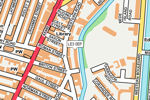 LE3 0EP map - OS OpenMap – Local (Ordnance Survey)