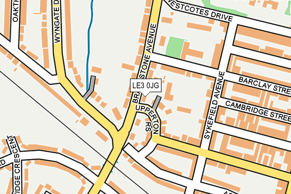 LE3 0JG map - OS OpenMap – Local (Ordnance Survey)