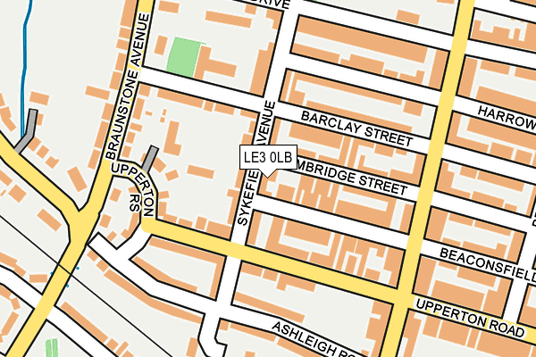 LE3 0LB map - OS OpenMap – Local (Ordnance Survey)