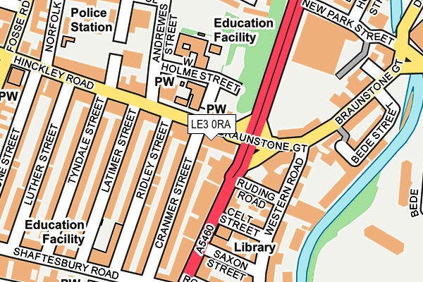 LE3 0RA map - OS OpenMap – Local (Ordnance Survey)