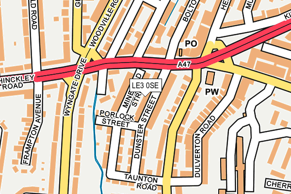 LE3 0SE map - OS OpenMap – Local (Ordnance Survey)