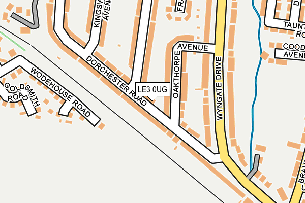 LE3 0UG map - OS OpenMap – Local (Ordnance Survey)
