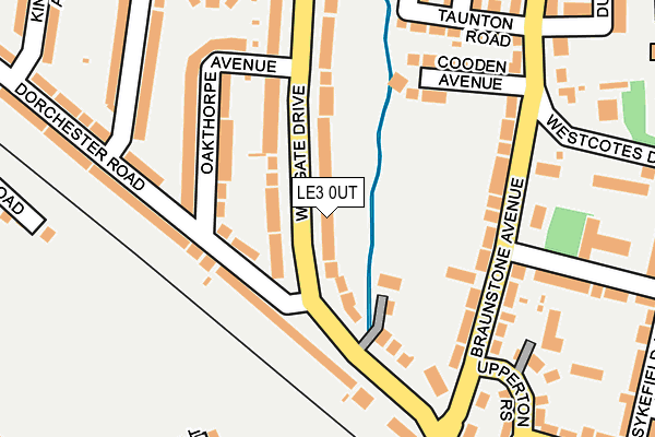 LE3 0UT map - OS OpenMap – Local (Ordnance Survey)