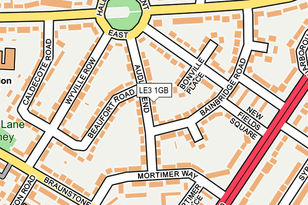 LE3 1GB map - OS OpenMap – Local (Ordnance Survey)