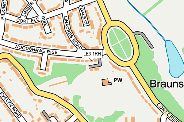 LE3 1RH map - OS OpenMap – Local (Ordnance Survey)