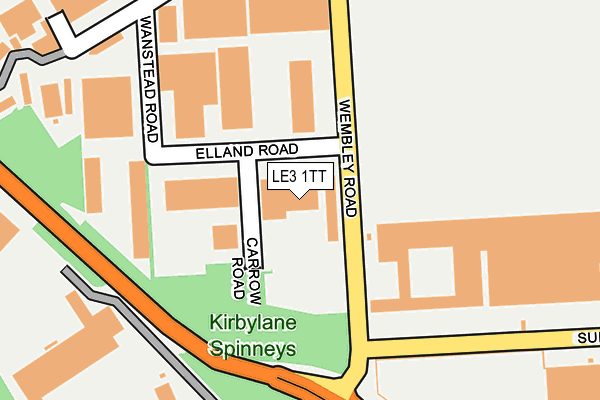 LE3 1TT map - OS OpenMap – Local (Ordnance Survey)