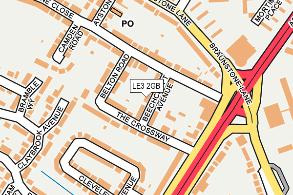 LE3 2GB map - OS OpenMap – Local (Ordnance Survey)
