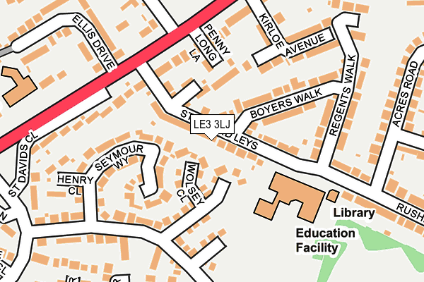 Map of THE PLAY PAD LFE LTD at local scale