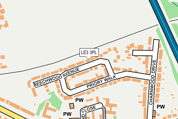Map of JAS LEICESTER LTD at local scale