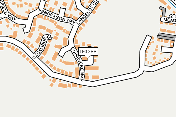 LE3 3RP map - OS OpenMap – Local (Ordnance Survey)