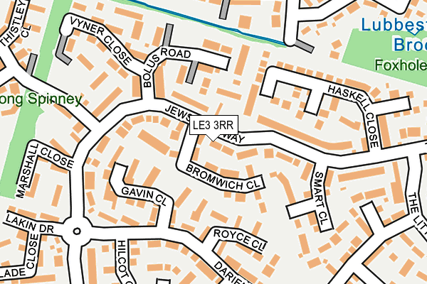 LE3 3RR map - OS OpenMap – Local (Ordnance Survey)