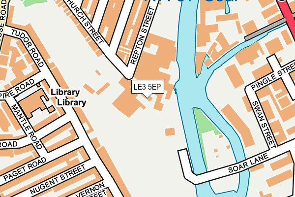 LE3 5EP map - OS OpenMap – Local (Ordnance Survey)