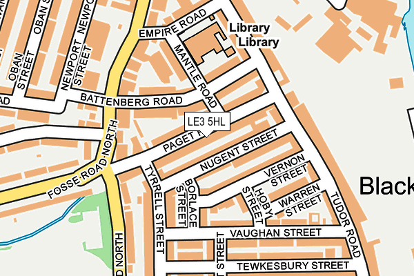 LE3 5HL map - OS OpenMap – Local (Ordnance Survey)