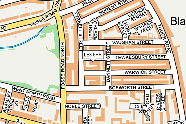 LE3 5HR map - OS OpenMap – Local (Ordnance Survey)