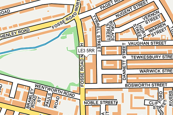 LE3 5RR map - OS OpenMap – Local (Ordnance Survey)