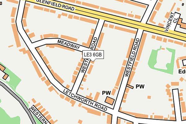 LE3 6GB map - OS OpenMap – Local (Ordnance Survey)