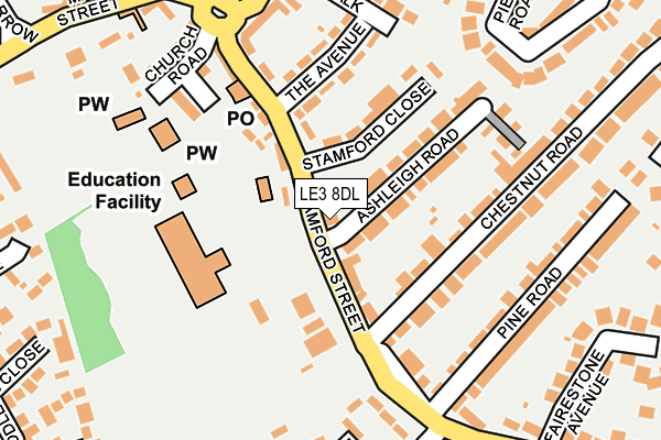 Map of SEOUL AVENUE LIMITED at local scale