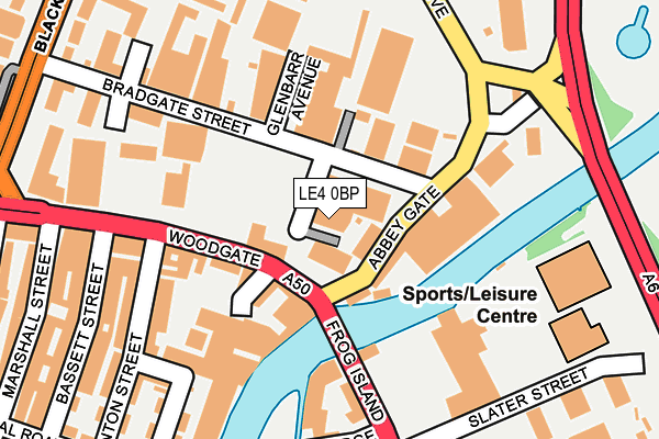 LE4 0BP map - OS OpenMap – Local (Ordnance Survey)